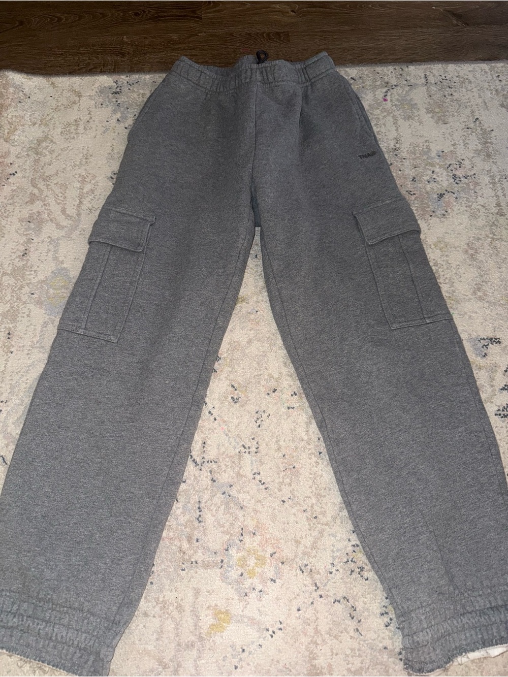 Aritzia TNA Gray Cargo Sweatpant Joggers